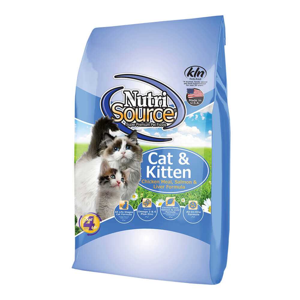 NutriSource Chicken/Salmon/Liver Dry Cat & Kitten Food