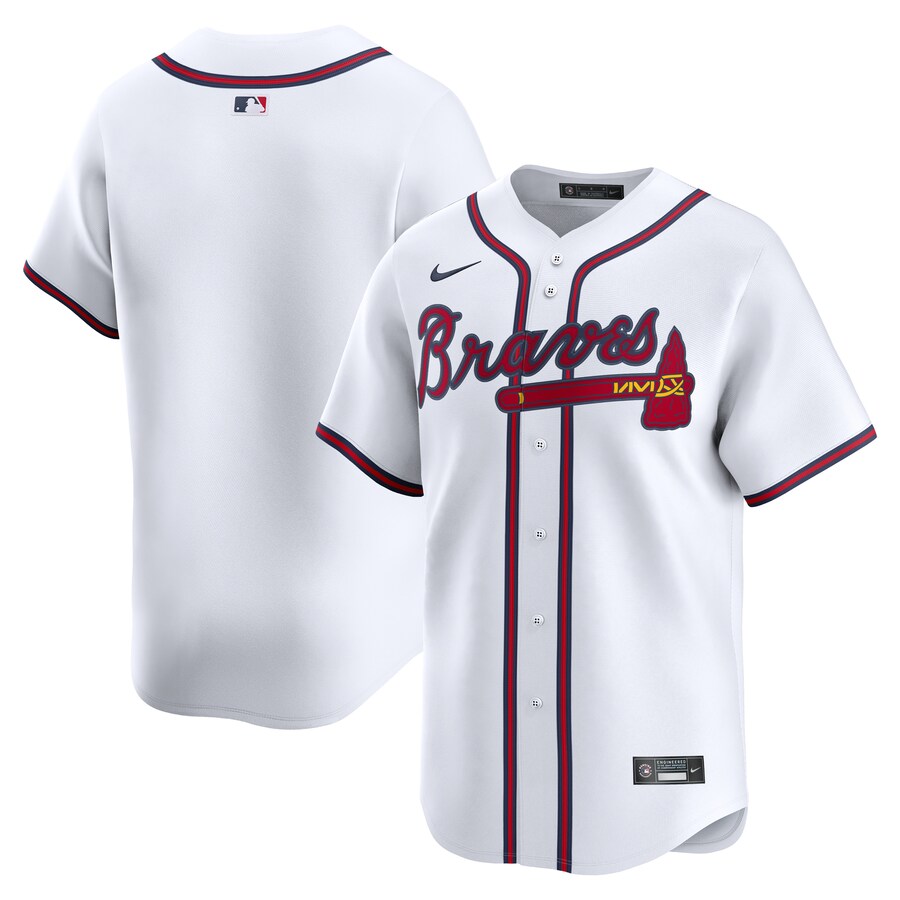 Youth Atlanta Braves Nike White Home Limited Jersey
