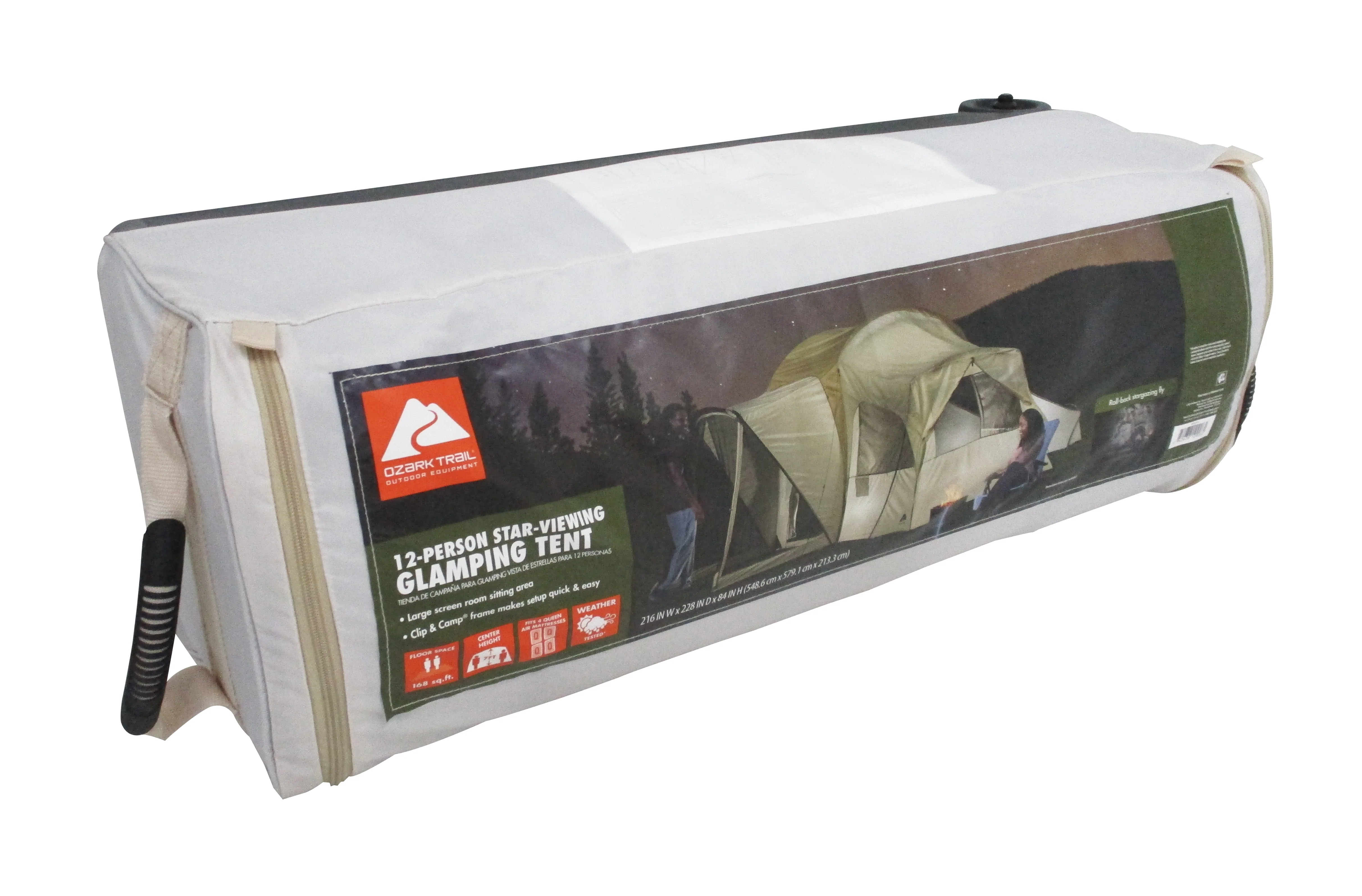 Ozark Trail, 19' x 18' x 84,  12 Person Glamping Tent