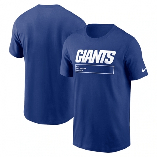 Men's New York Giants Royal Division Essential T Shirt