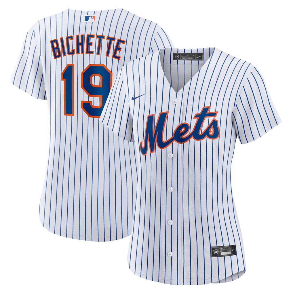Women's New York Mets Bo Bichette Nike White Home Replica Jersey