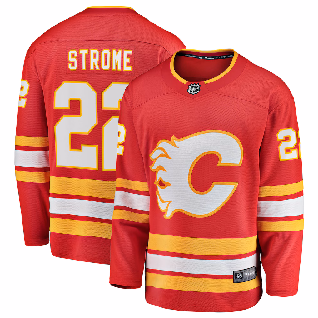 Men's Calgary Flames Ryan Strome Fanatics Red Home Breakaway Jersey