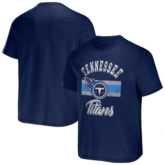 Men's Tennessee Titans Navy X Darius Rucker Collection Stripe T Shirt