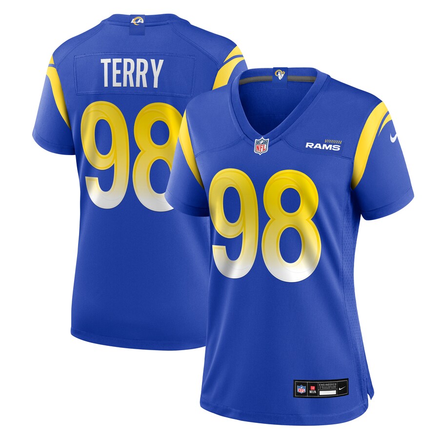 Women's Los Angeles Rams Da'Jon Terry Nike Royal Team Game Jersey