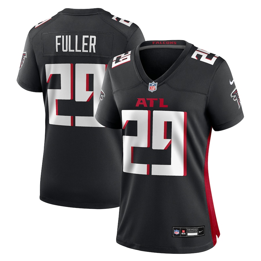 Women's Atlanta Falcons Jordan Fuller Nike Black Team Game Jersey
