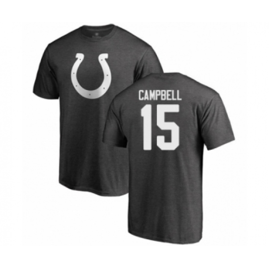Football Indianapolis Colts #15 Parris Campbell Ash One Color T-Shirt