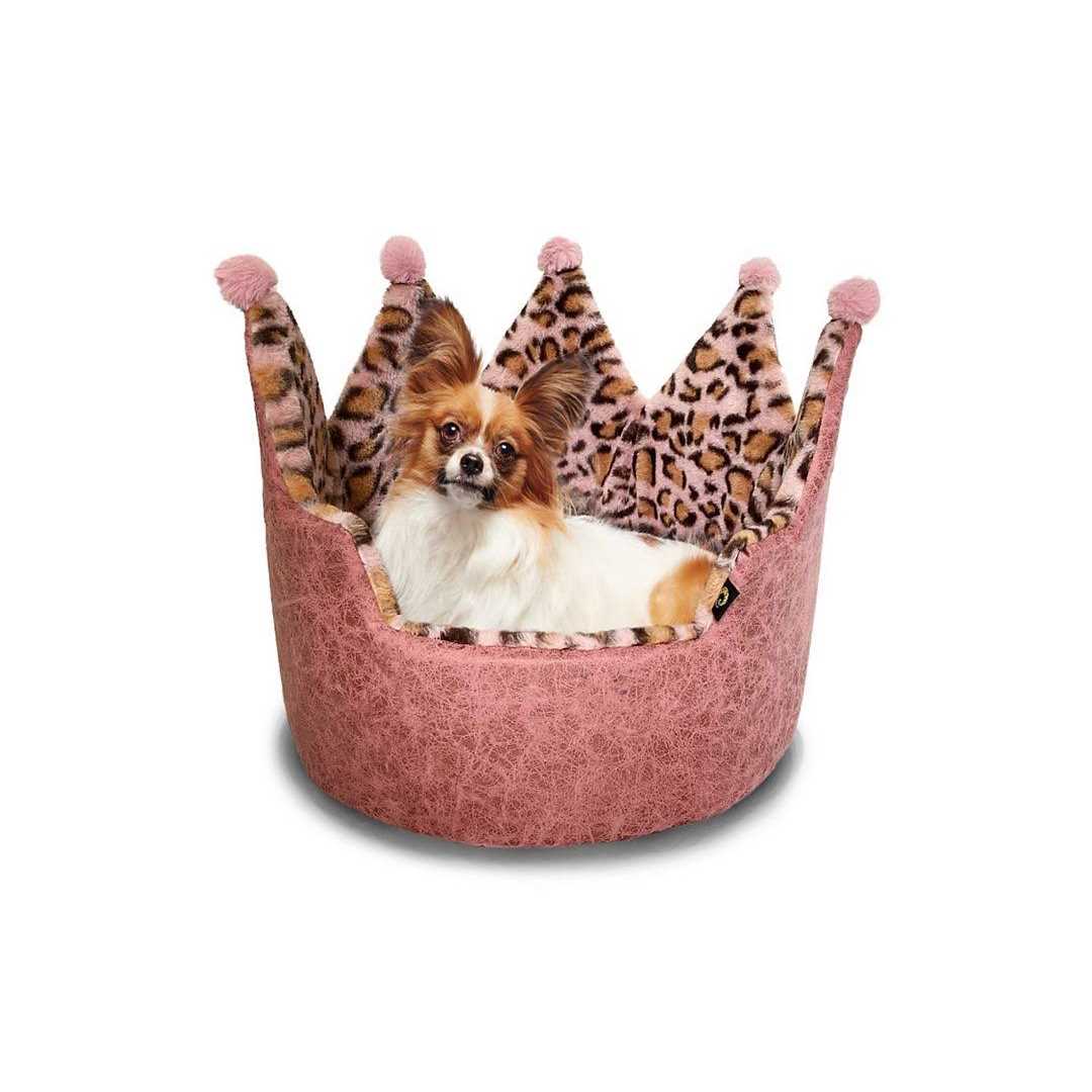 Precious Tails Leopard Crown Bed