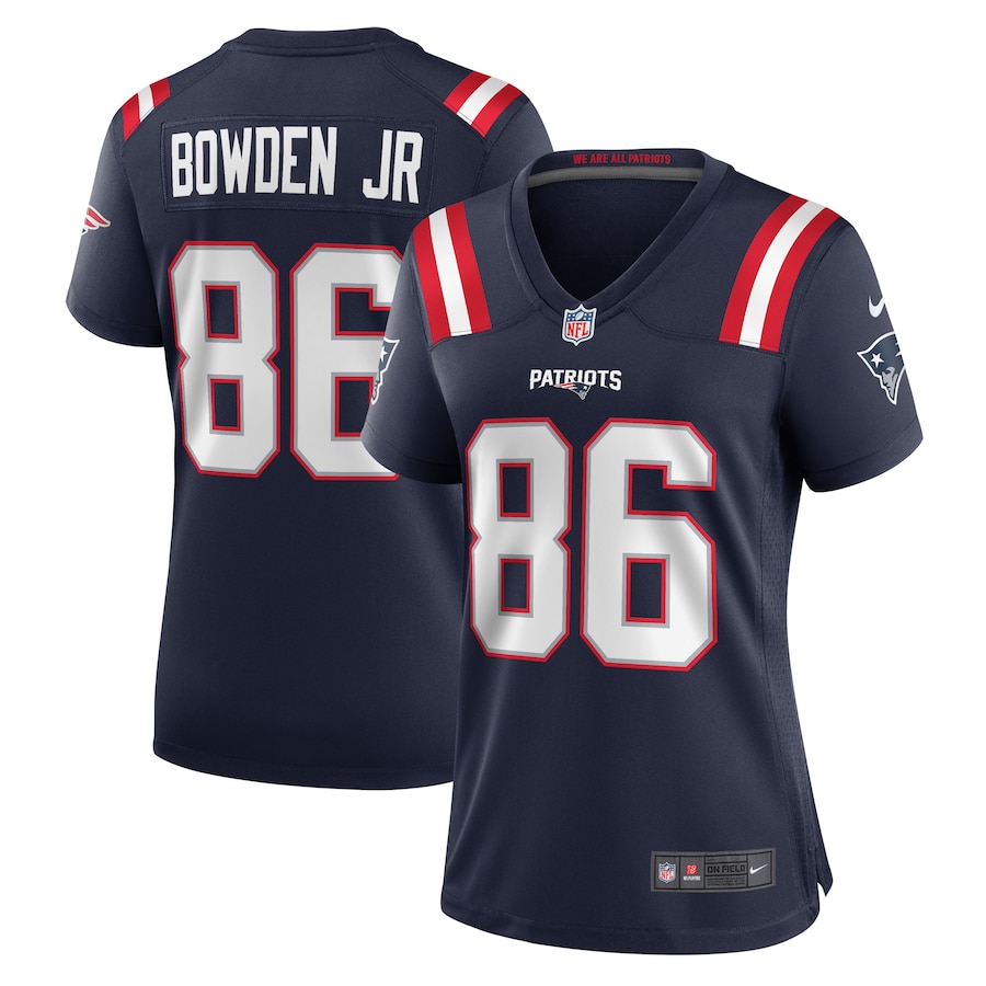 Women's New England Patriots Lynn Bowden Jr. Nike Navy Game Jersey