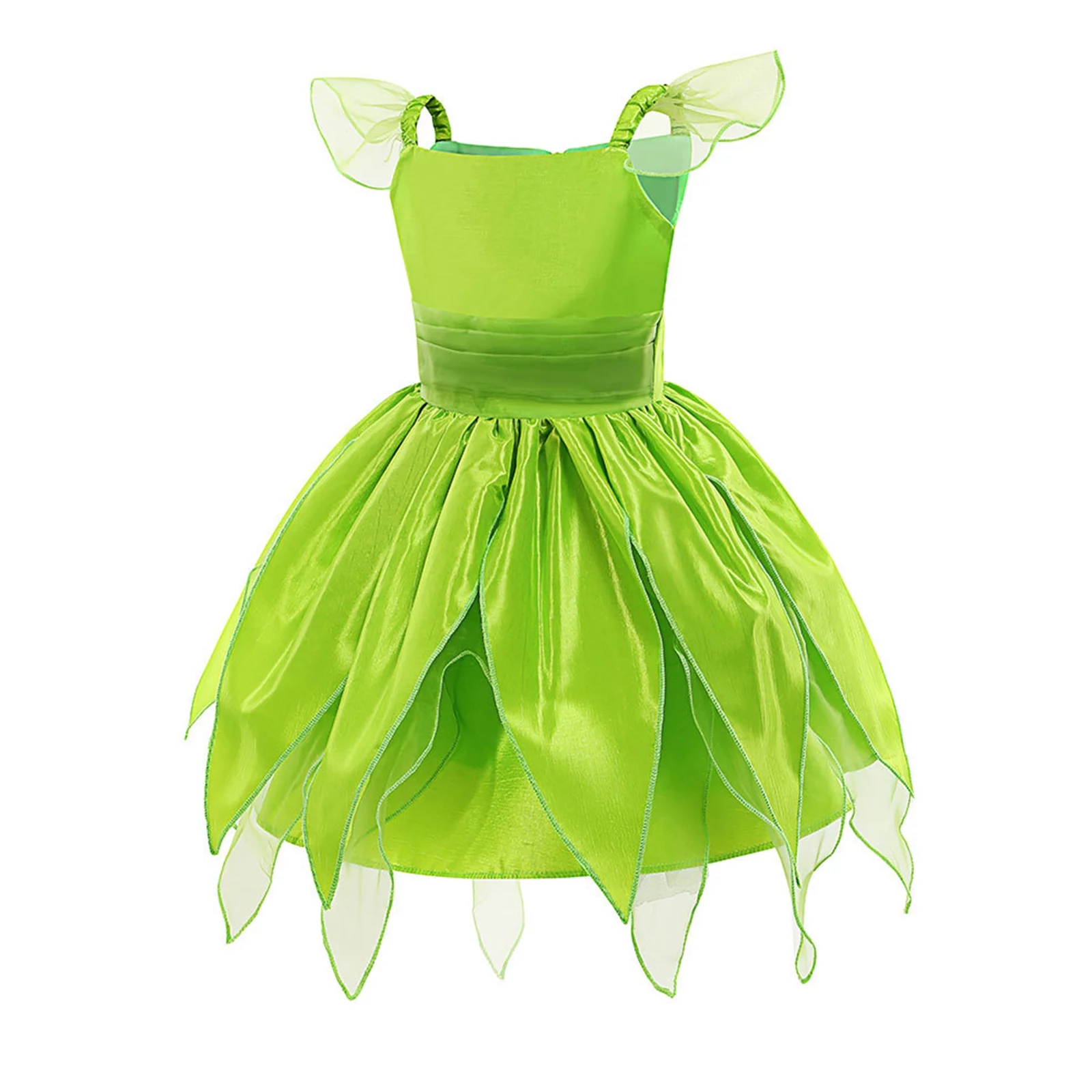 Alvivi Kids Girls Fairy Princess Costume with Butterfly Wings Fancy Birthday Dress up Halloween Outfits Green 9-10 - Curated Treasures Market