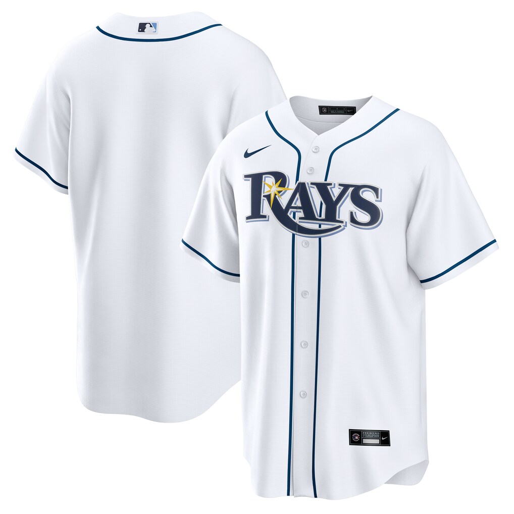Youth Tampa Bay Rays  Nike White Home Replica Jersey