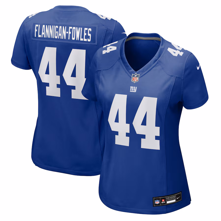 Women's New York Giants Demetrius Flannigan-Fowles Nike Royal Team Game Jersey