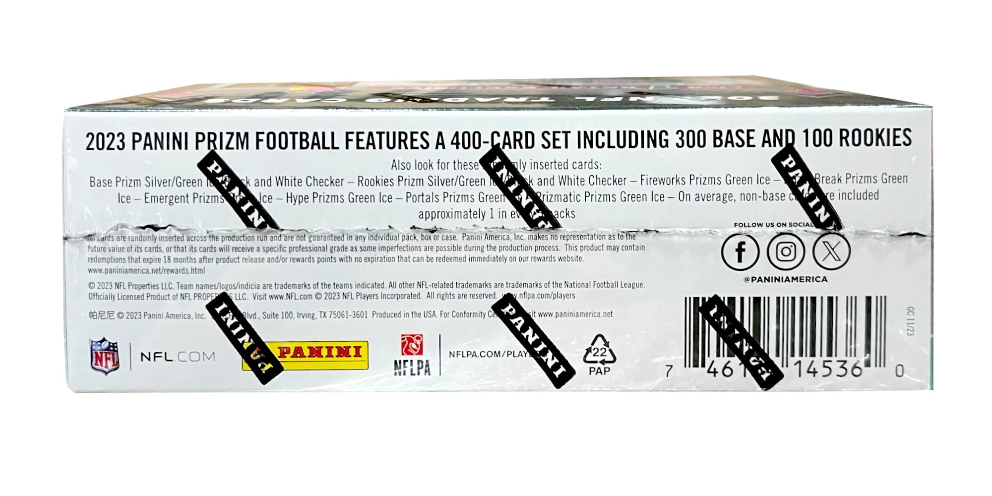 2023 Panini Prizm Football 24-Pack Retail Box Trading Cards