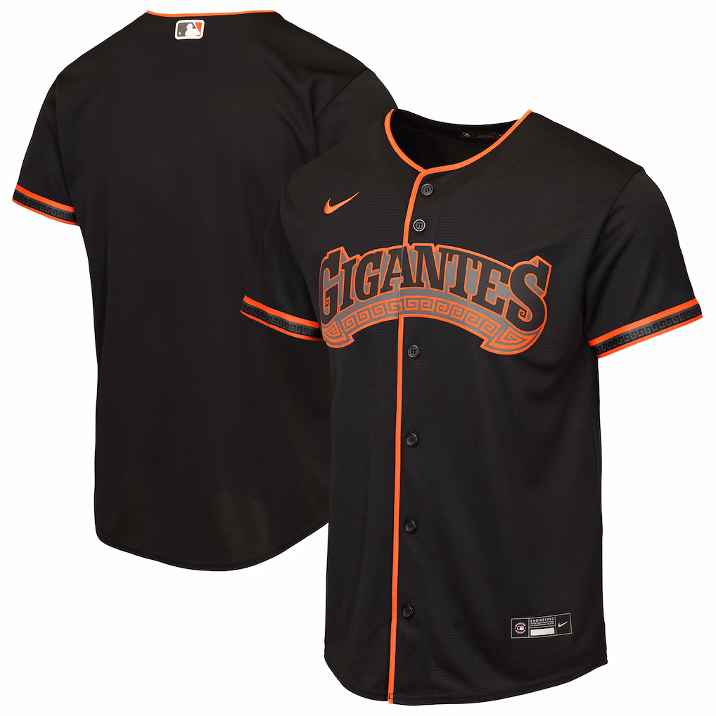 Youth San Francisco Giants Nike Black Alternate Replica Jersey