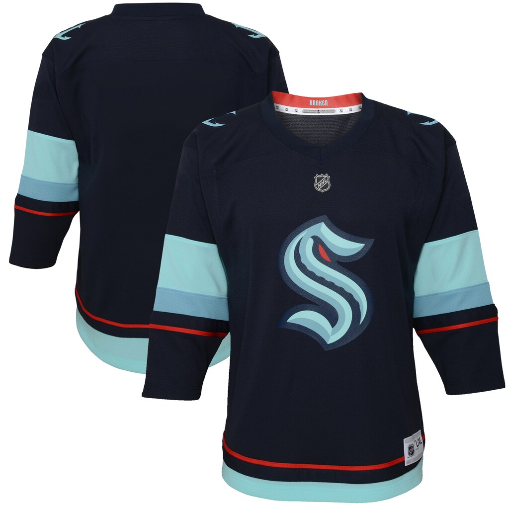 Toddler Seattle Kraken Navy Home Replica Jersey