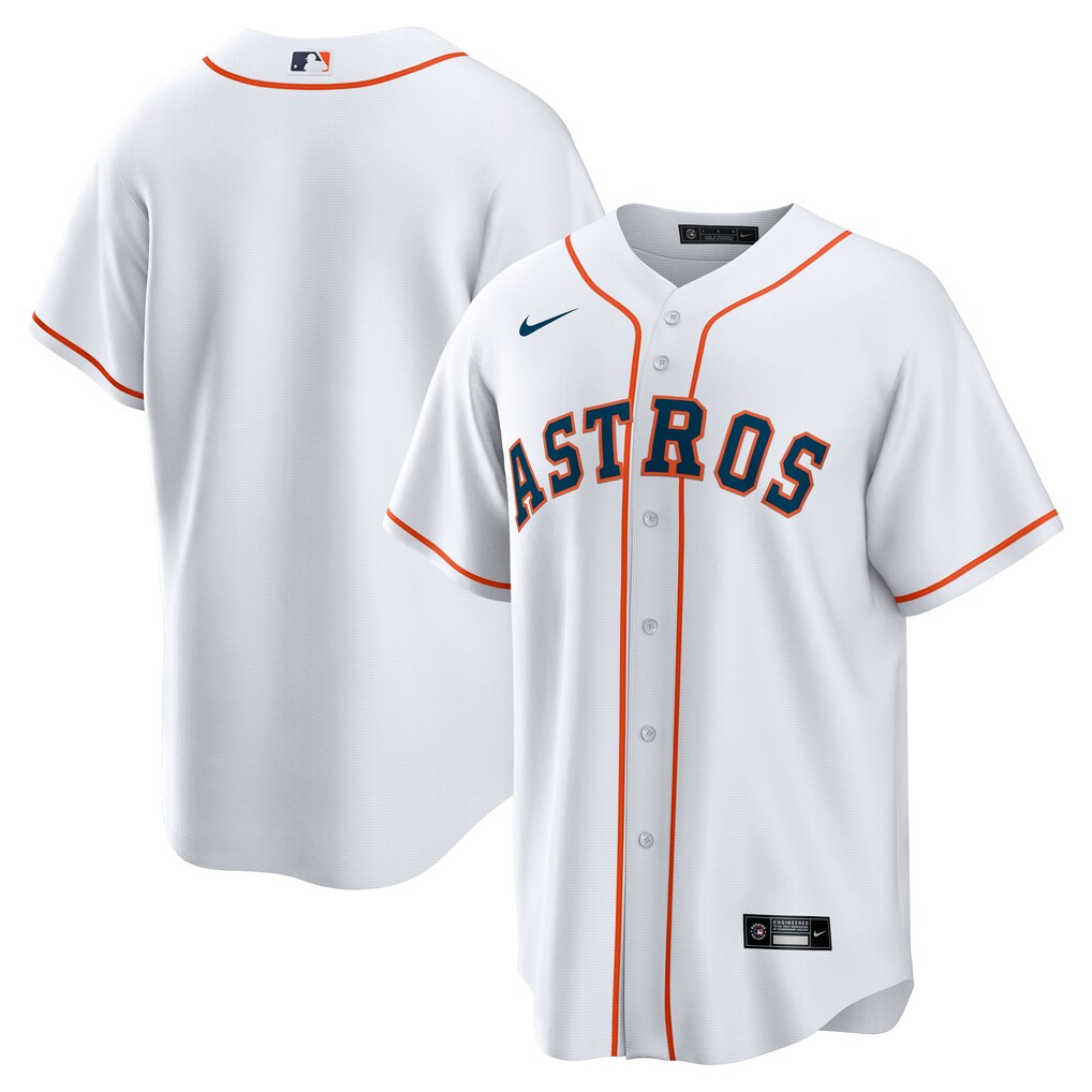 Men's Houston Astros Nike White Home Big & Tall Replica Jersey