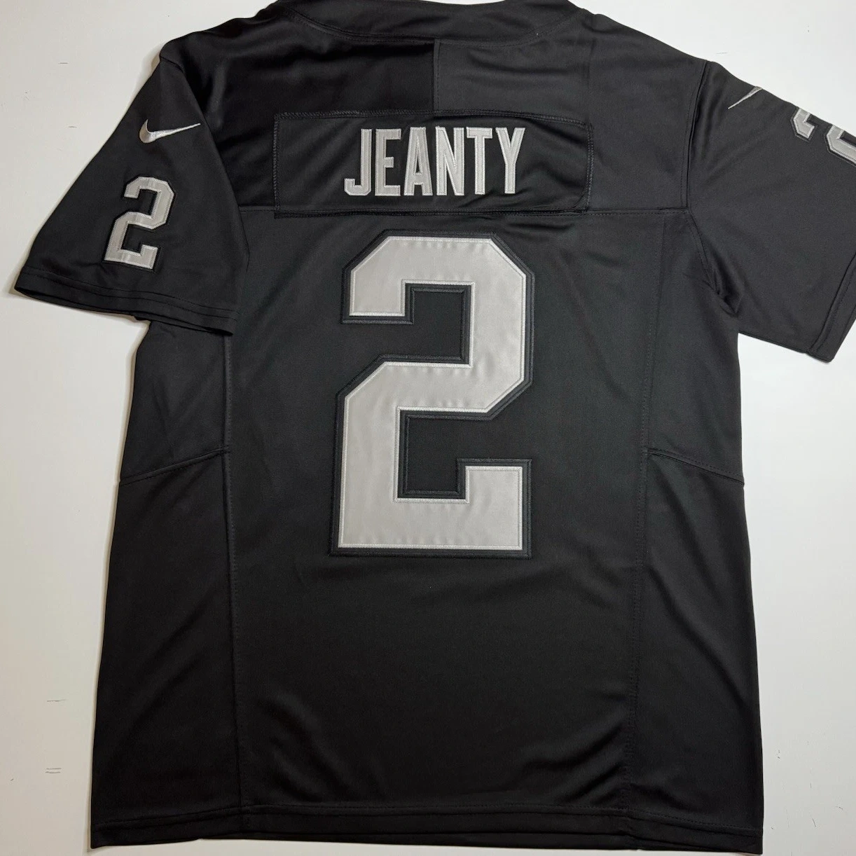 Men's Las Vegas Raiders Ashton Jeanty Nike Black Vapor F.U.S.E. Stitched Limited Jersey