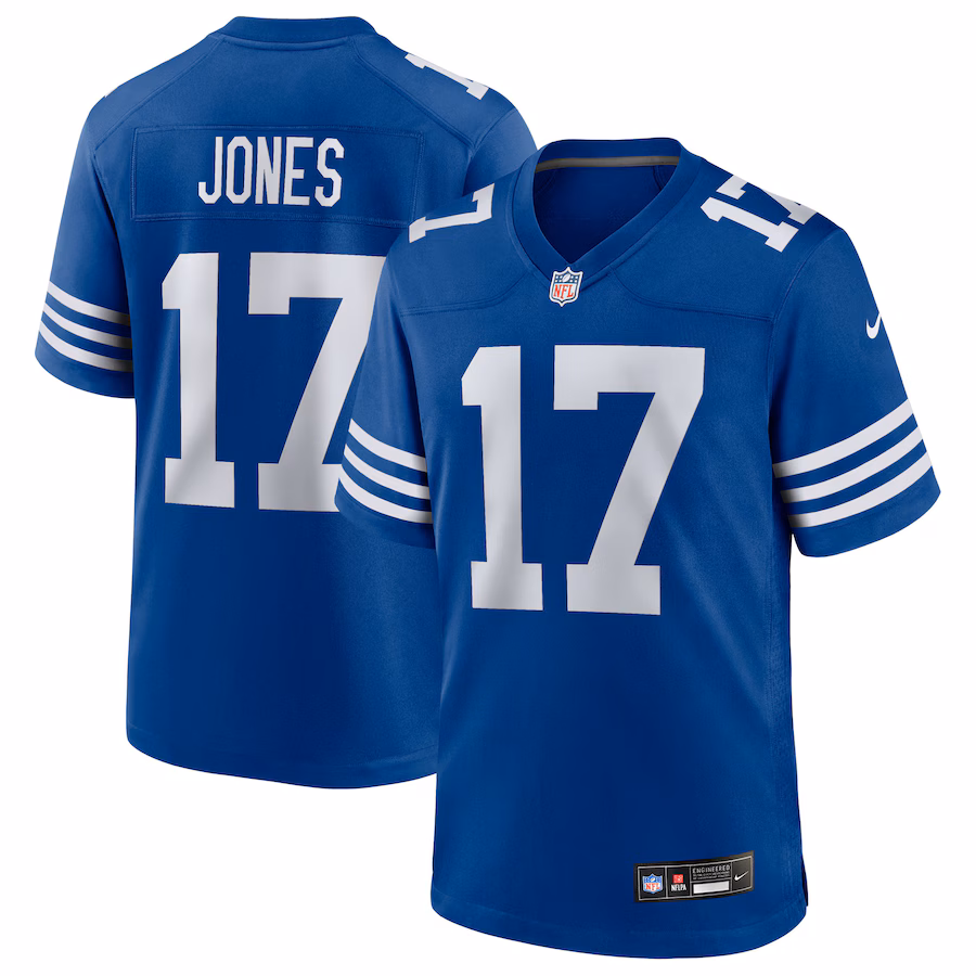 Men's Indianapolis Colts Daniel Jones Nike Royal Alternate Game Jersey