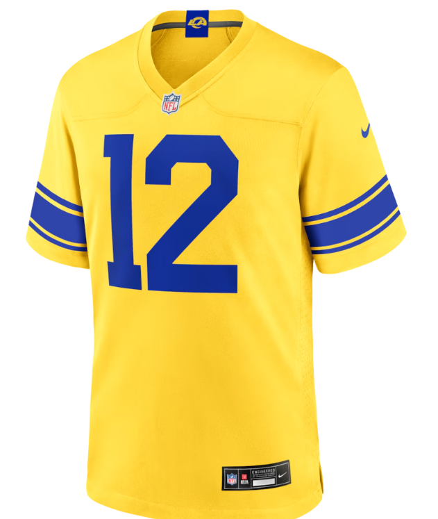 Men's Los Angeles Rams Puka Nacua Nike Classic Sol  Jersey