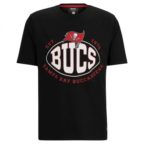 Men's Tampa Bay Buccaneers Black BOSS X Trap T Shirt