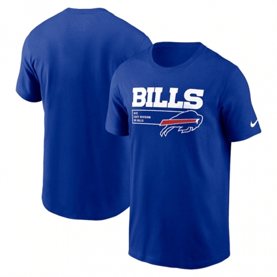 Men's Buffalo Bills Blue Division Essential T Shirt