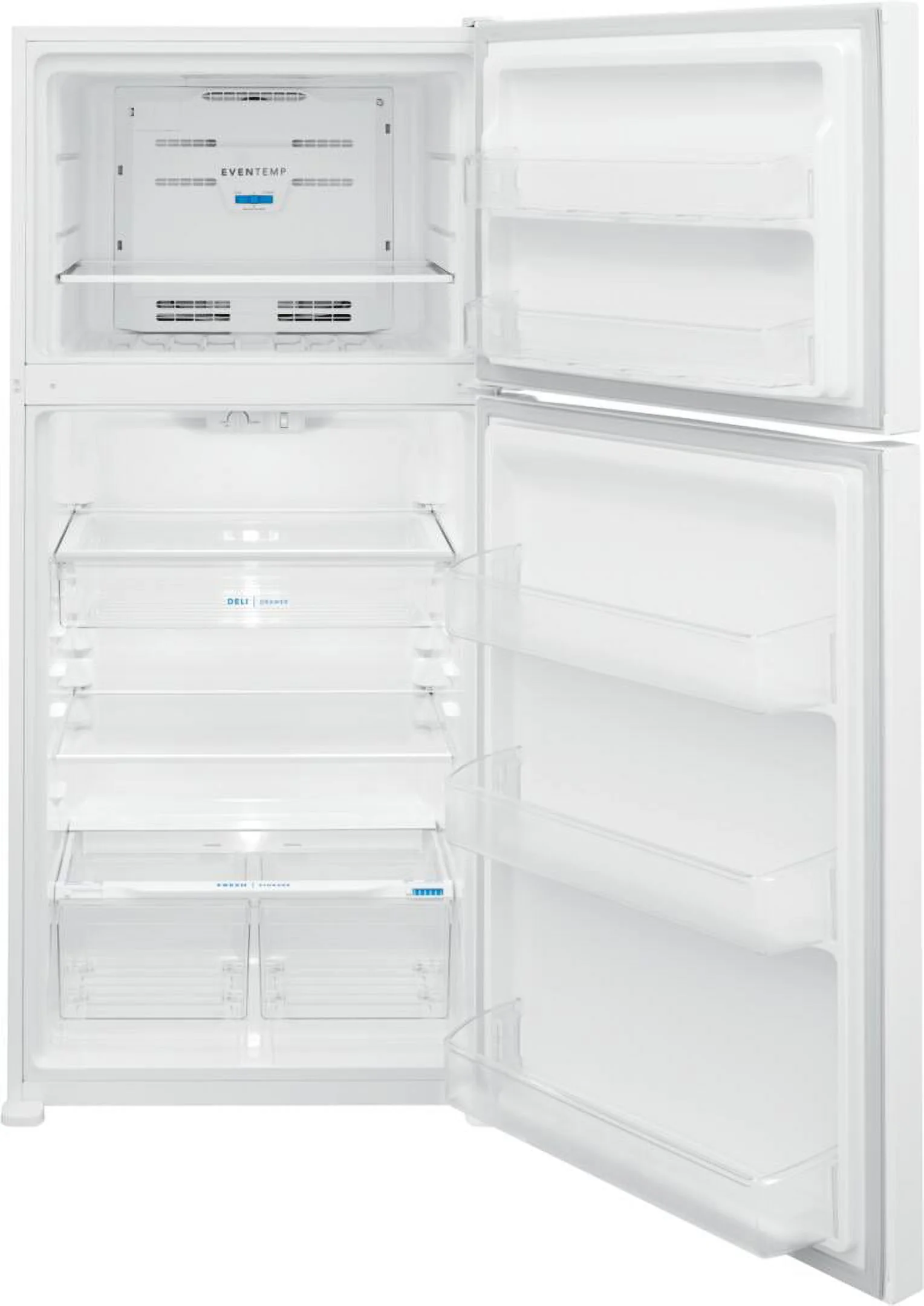 Frigidaire FFHT2045VW 30 Top Freezer Refrigerator with 20 cu. ft. Total Capacity  LED Lighting  Energy Star  ADA Compliant  UL Certified  in White