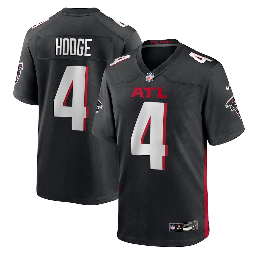 Men's Atlanta Falcons KhaDarel Hodge Nike Black Team Game Jersey