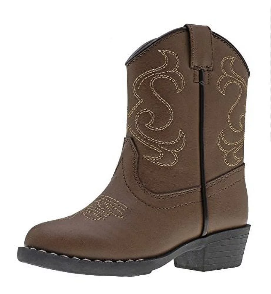 Canyon Trails Lil Cowboy Pointed Toe Classic Western Boots (Toddler/Little Kid) - Curated Treasures Market
