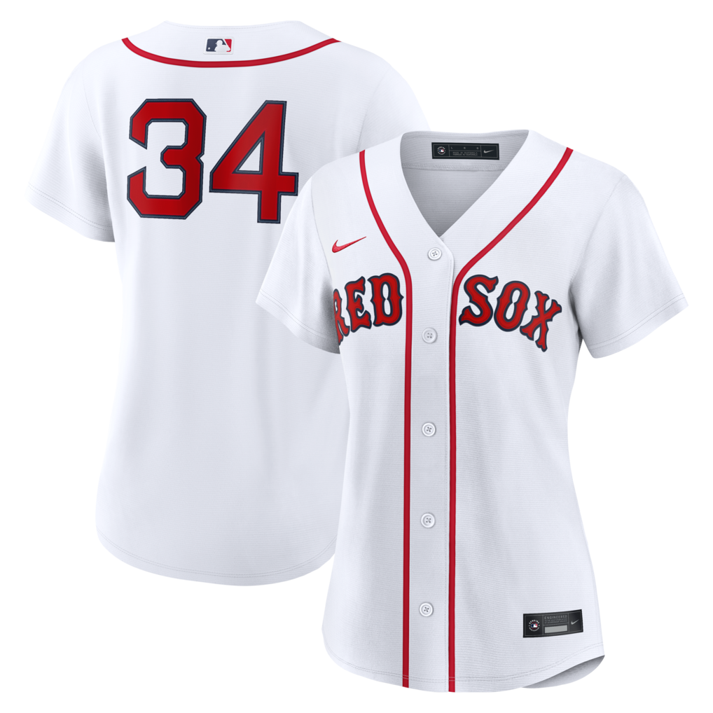 Women's Boston Red Sox David Ortiz Nike White Home Replica Player Jersey