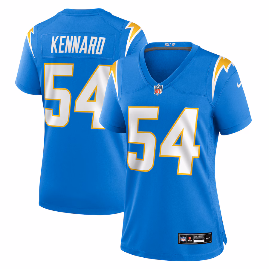 Women's Los Angeles Chargers Kyle Kennard Nike Powder Blue Team Game Jersey