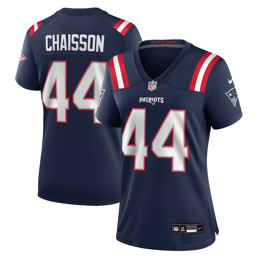 Women's New England Patriots K'Lavon Chaisson Nike Navy Team Game Jersey
