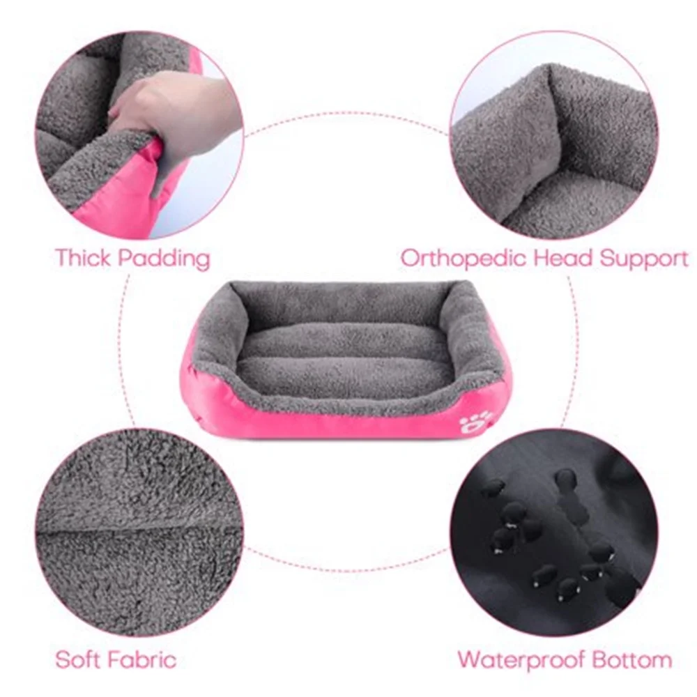 ZBH Dog Beds for Small Dogs Pet Cats Dog Bed  Mat Pet Bed for Indoor Cats Dogs - Curated Treasures Market
