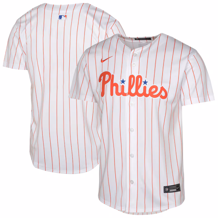 Youth Philadelphia Phillies Nike White Home Limited Baseball Jersey