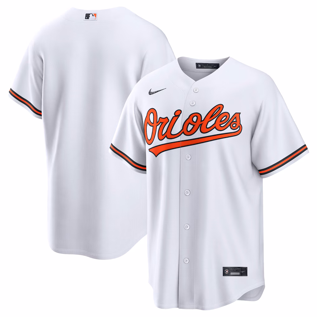 Men's Baltimore Orioles Nike White Home Replica Jersey