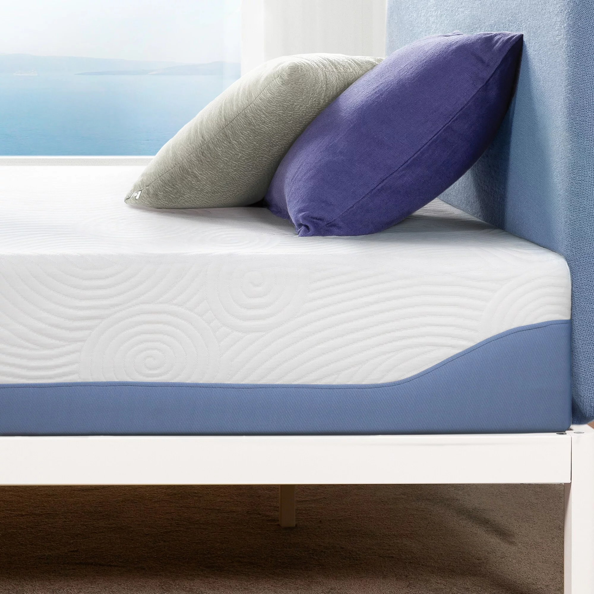 Crown Comfort 12 inch Gel Memory Foam Mattress with Premium Cover Twin - Curated Treasures Market