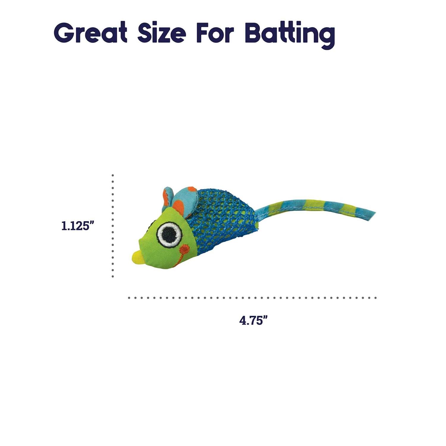 Petstages Cat Toy Catnip Chew Mice