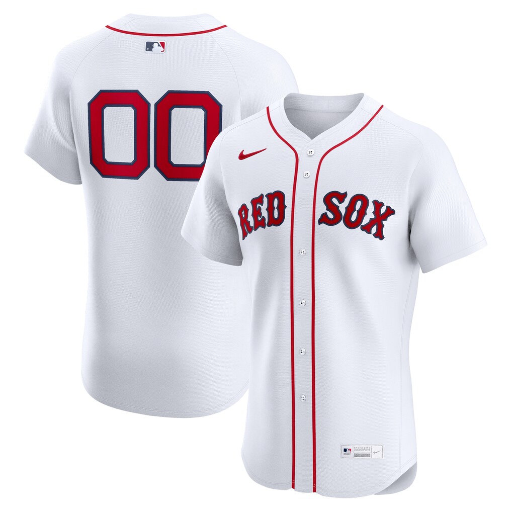 Men's Boston Red Sox Nike White  Home Elite Pick-A-Player Retired Roster Jersey