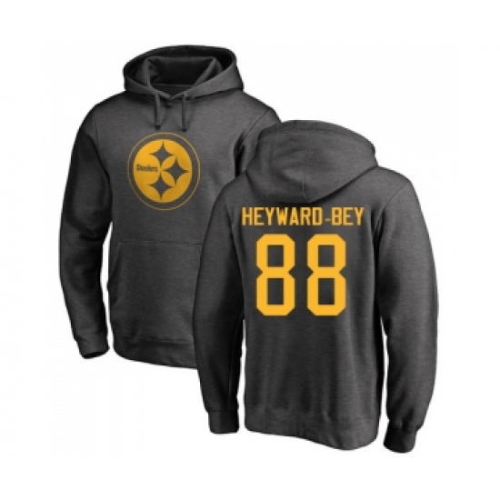 Football Pittsburgh Steelers #88 Darrius Heyward-Bey Ash One Color Pullover Hoodie