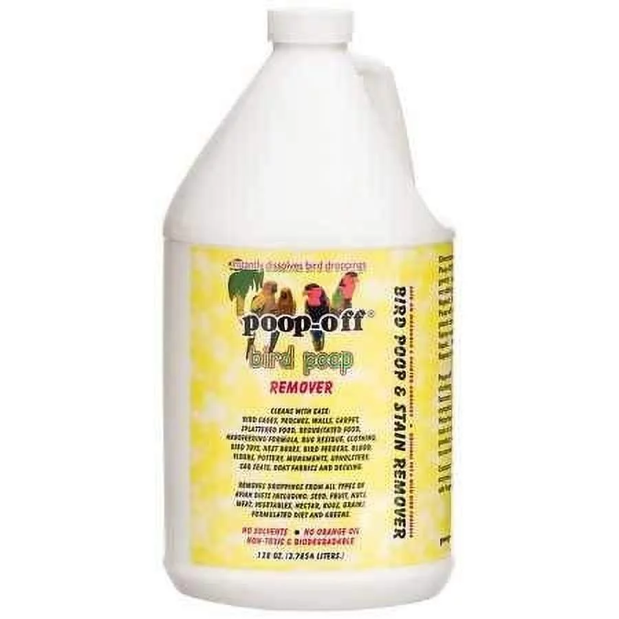 Poop-Off Bird Poop Remover, 128 fl oz - Curated Treasures Market