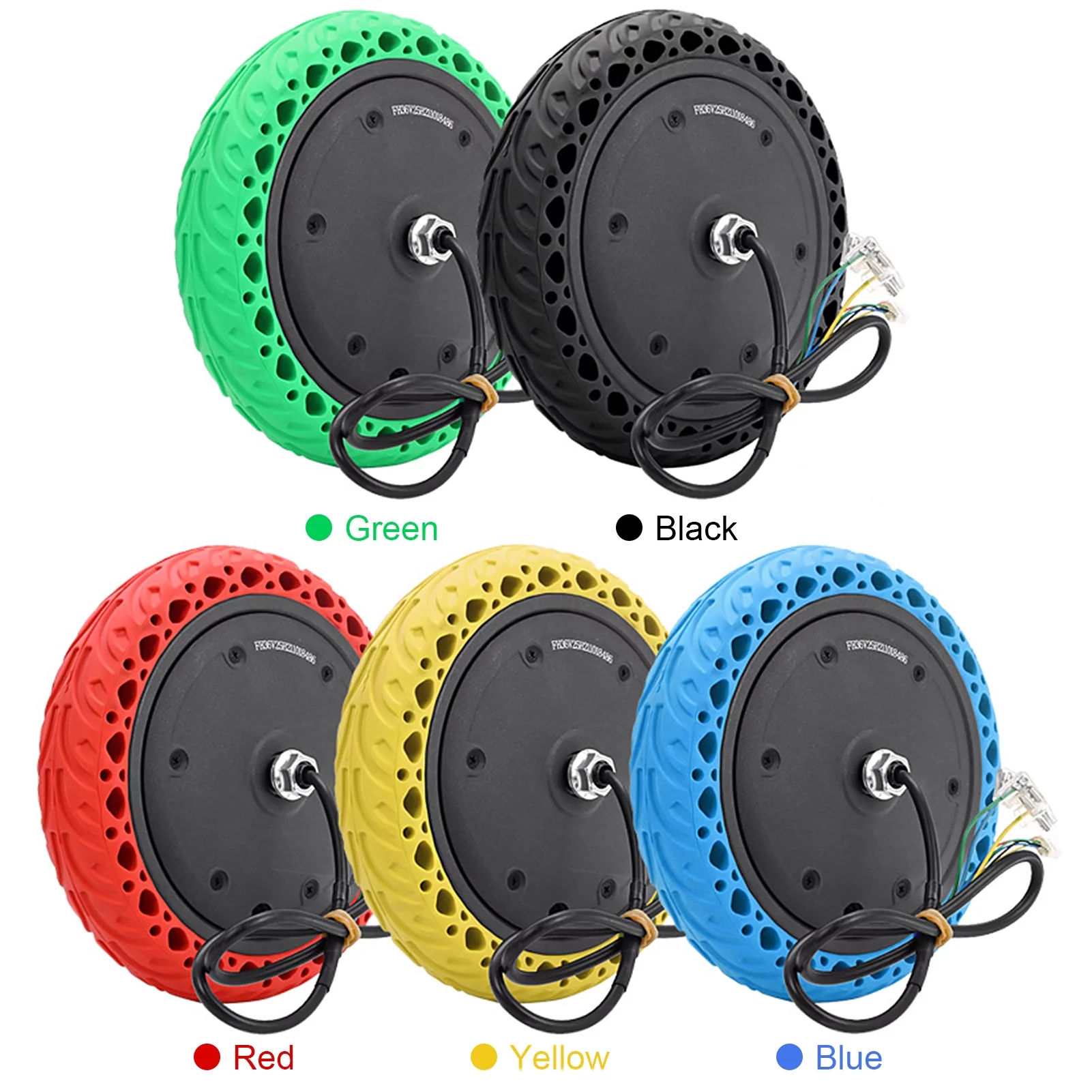 Andoer 36V 250W Electric  Motor Tire Front Motor Wheel Replacement for M365Pro Electric Scooters - Curated Treasures Market