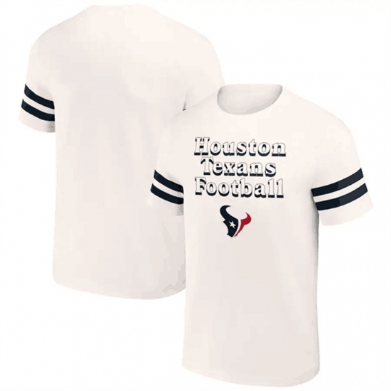 Men's Houston Texans Cream X Darius Rucker Collection Vintage T Shirt