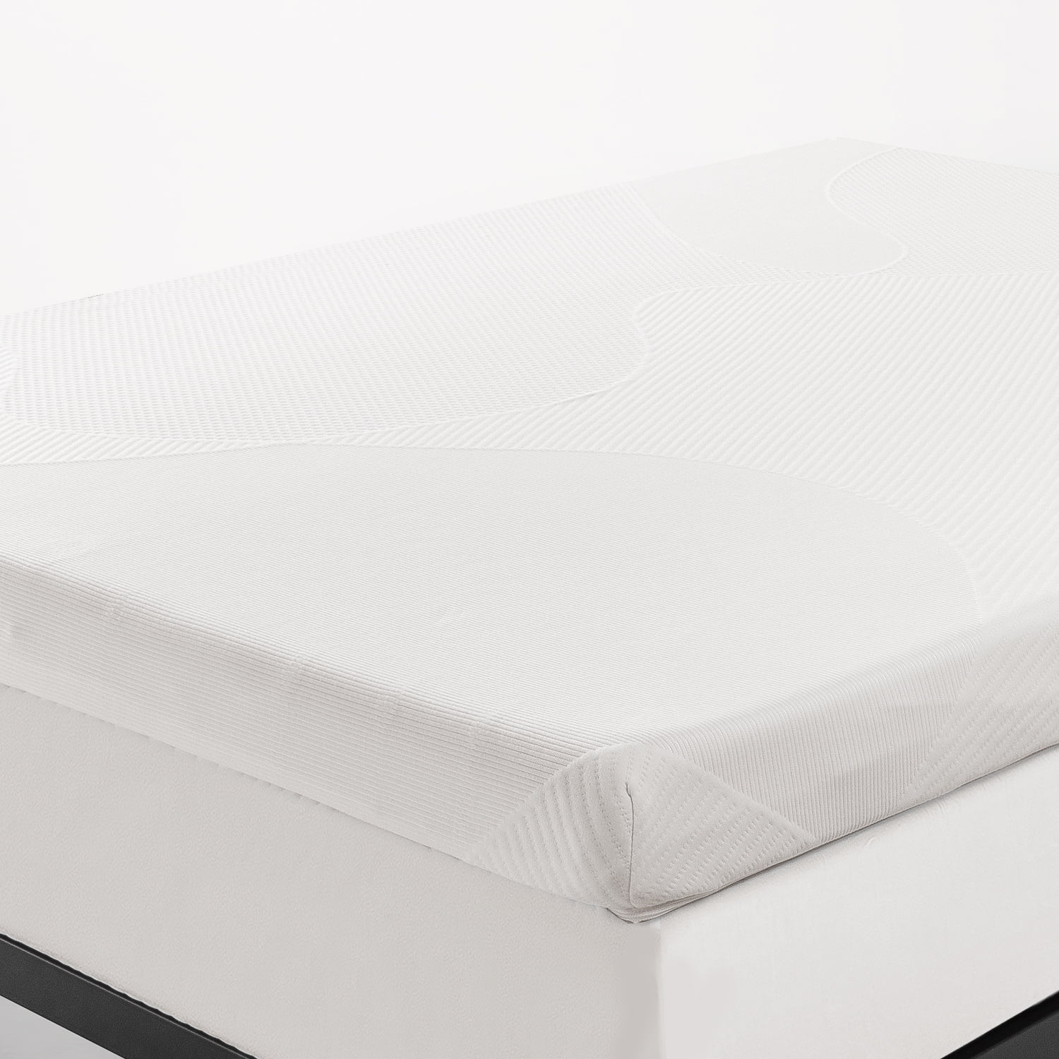 Zinus Spa Sensations 4 Memory Foam Mattress Topper with Theratouch, Queen