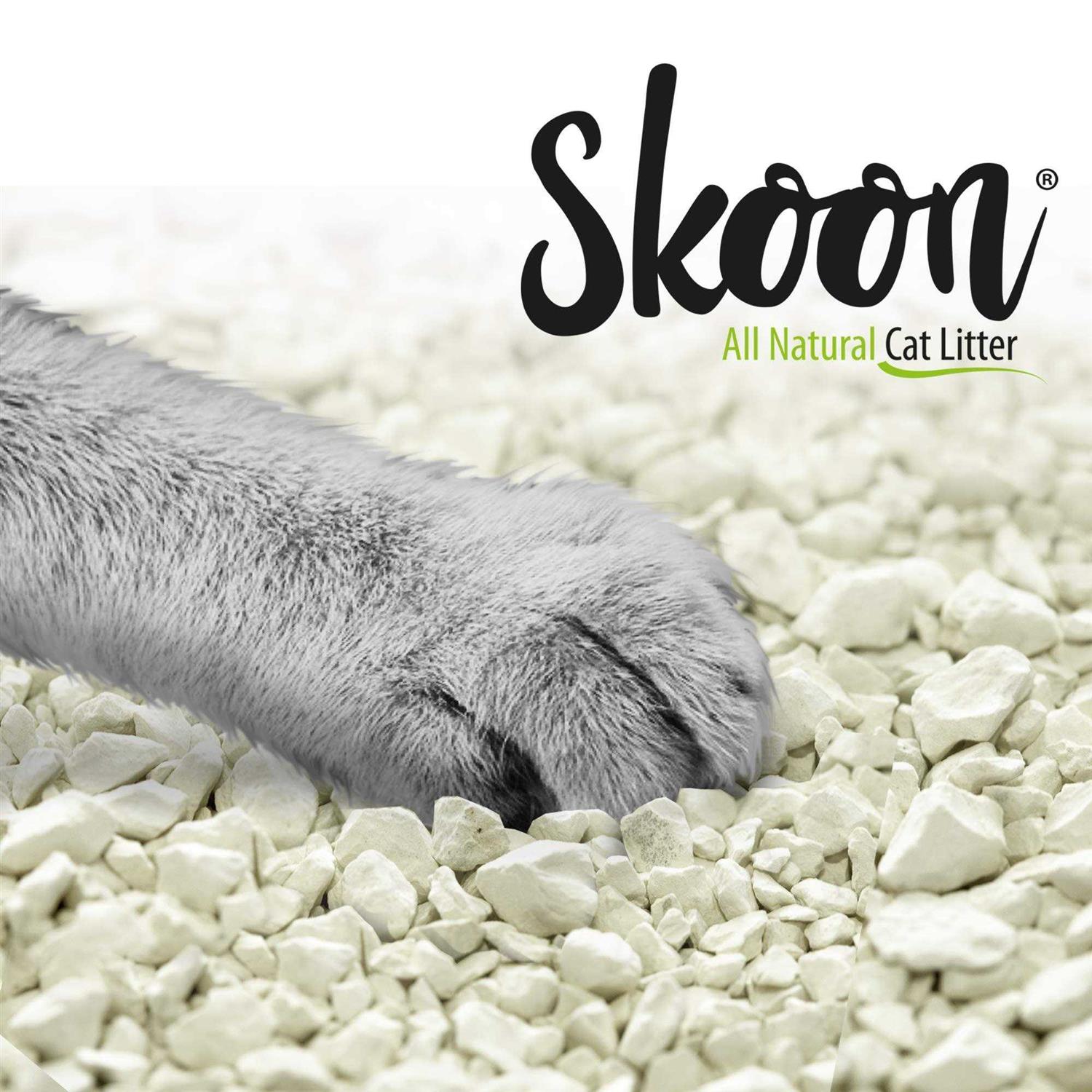 Skoon All-Natural Cat Litter Light-Weight, Non-Clumping, Low Maintenance, Eco-Friendly