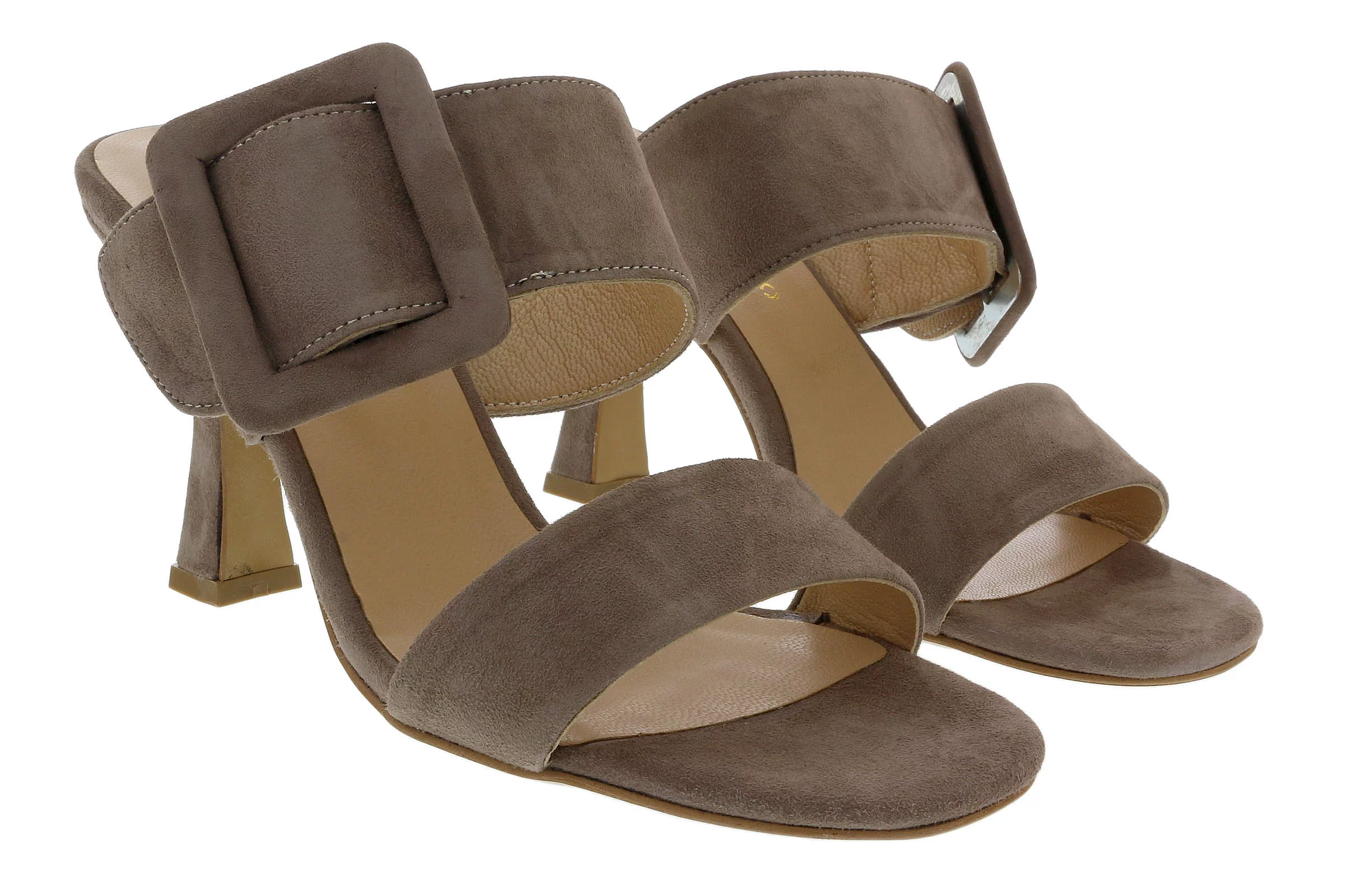 Ventutto Mink Wide Buckle High Heel Slide-7 for womens - Curated Treasures Market