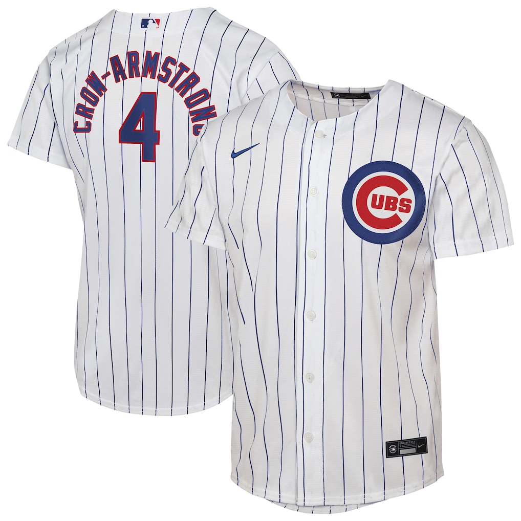Youth Chicago Cubs Pete Crow-Armstrong Nike White Home Replica Player Jersey