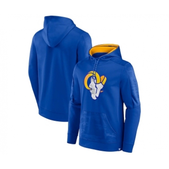 Men's Los Angeles Rams Royal On The Ball Pullover Hoodie