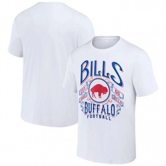 Men's Buffalo Bills White X Darius Rucker Collection Vintage Football T Shirt