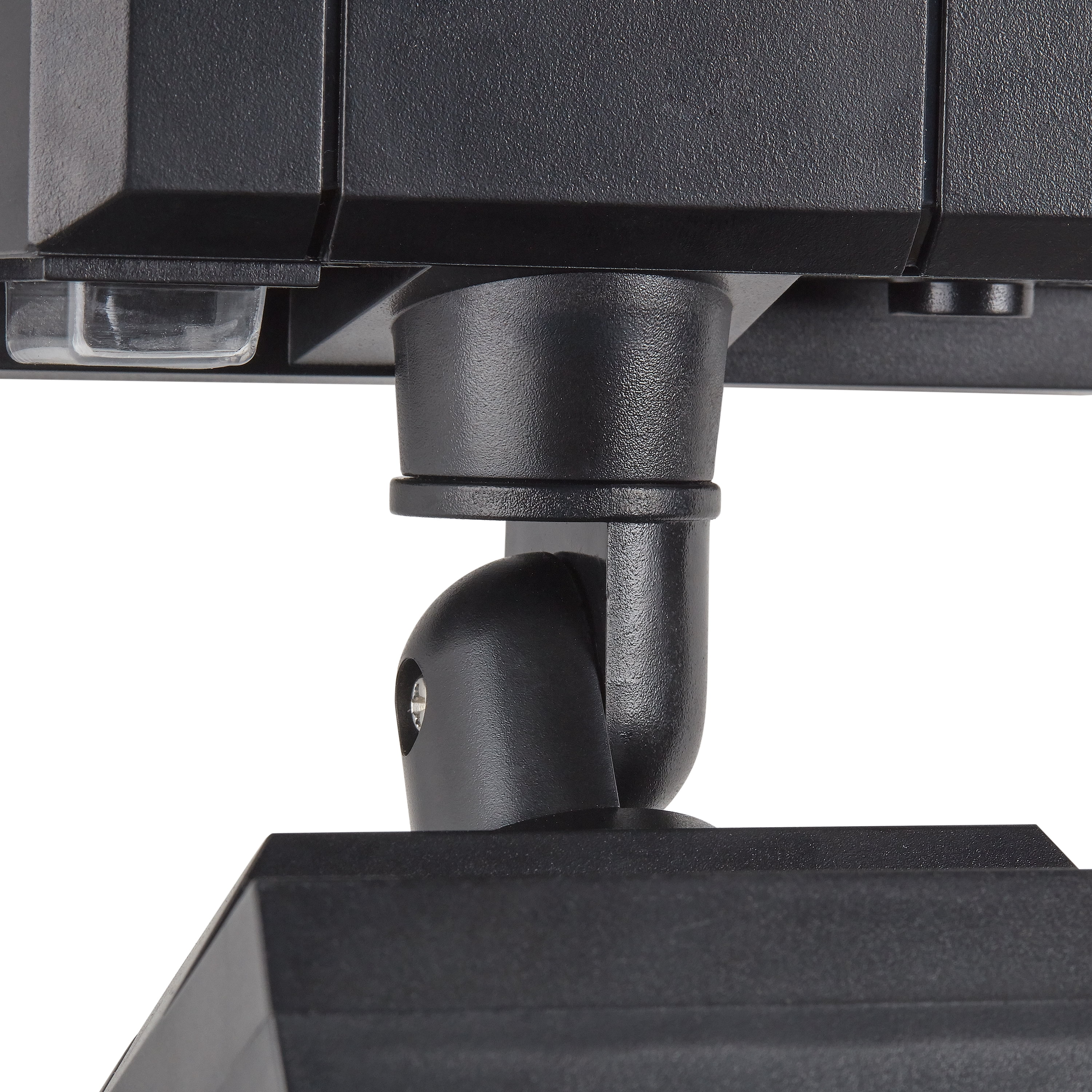 Hyper Tough Solar Three Head LED Motion Sensing Security Flood Light, Outdoor, Black, 2000 Lumen