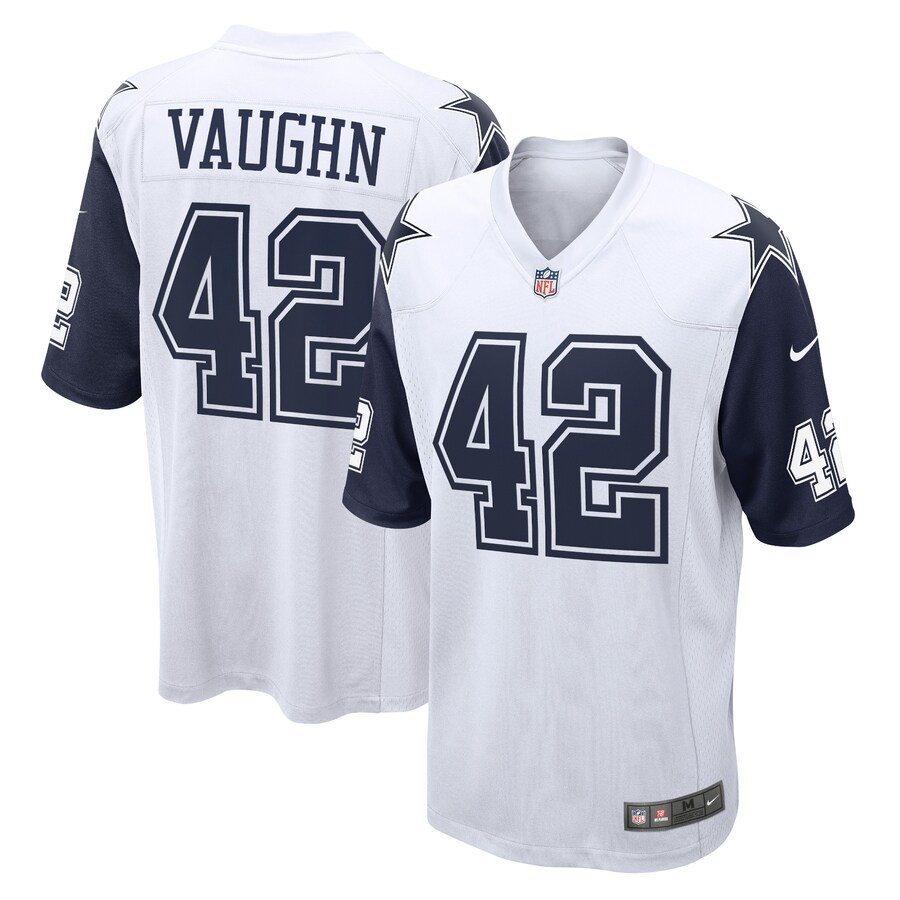 Men's Dallas Cowboys Deuce Vaughn Nike White Alternate Game Team Jersey