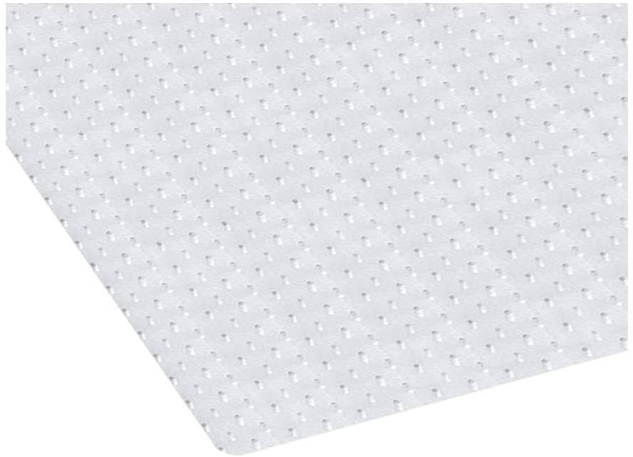 Resilia - Deluxe Clear Vinyl, Plastic Floor Runner/Protector for Deep Pile Carpet - Non-Skid, Textured Pattern, Extra Wide (48 I