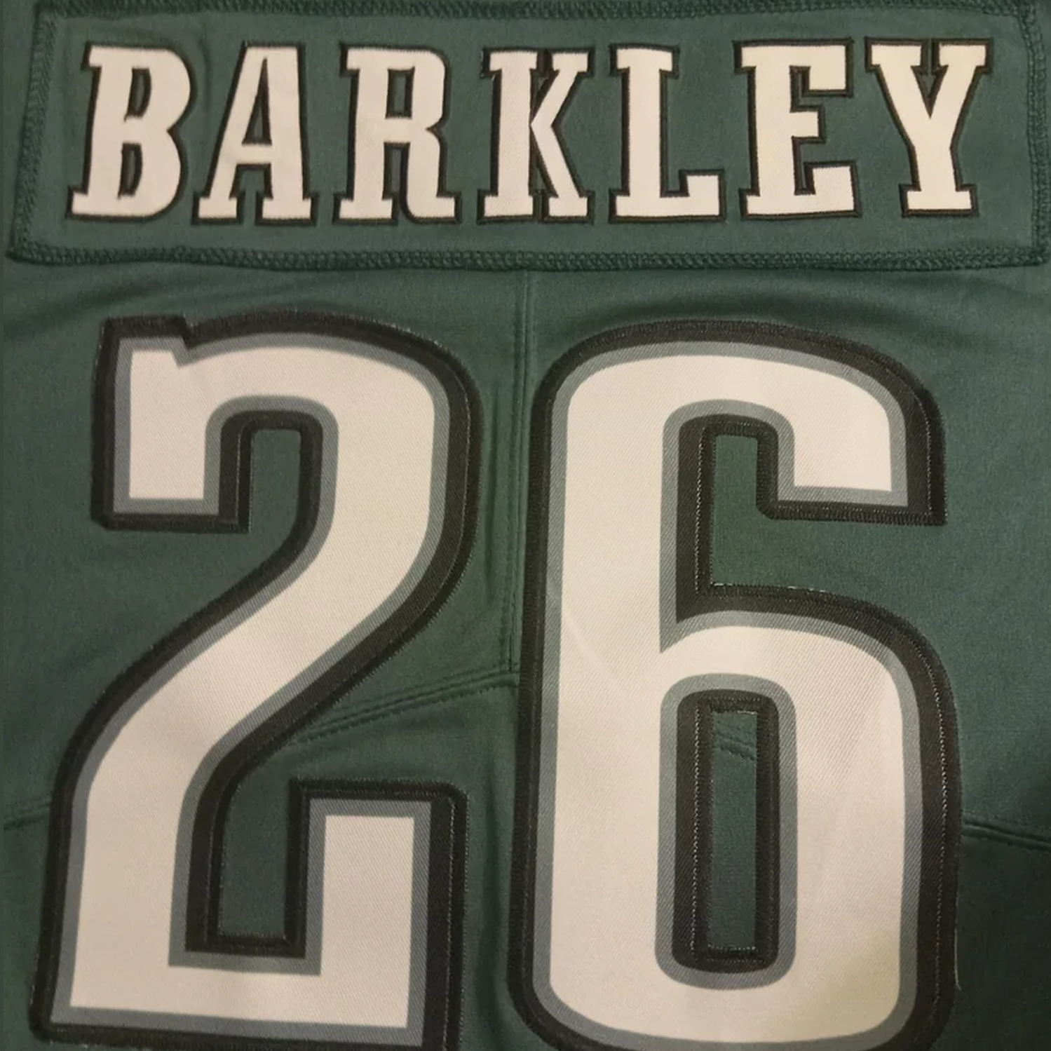 Men's Philadelphia Eagles Saquon Barkley Nike Midnight Green Vapor F.U.S.E. Stitched Limited Jersey